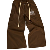 Starseed Studios BROWN EXTRA BAGGY NYLON PANT
